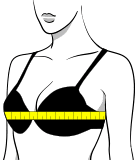 Bust measurement guide